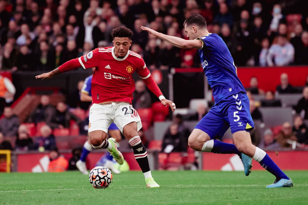 Solskjaer explains why he had words with Sancho after draw