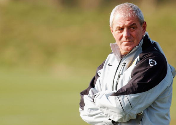 Walter Smith At Manchester United Training Session