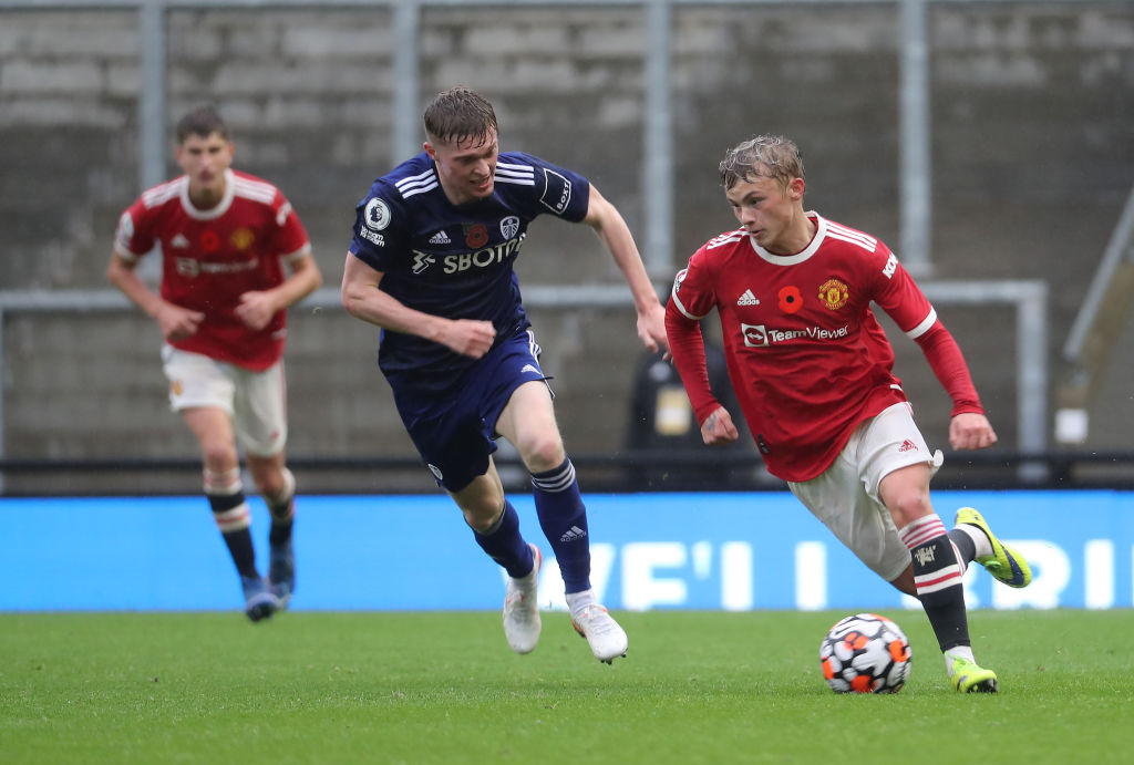 Isak Hansen-Aaroen provides first Manchester United under-23 assist