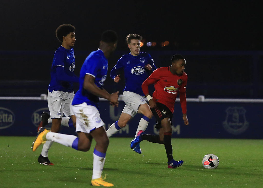 Everton v Manchester United: U18 Premier League