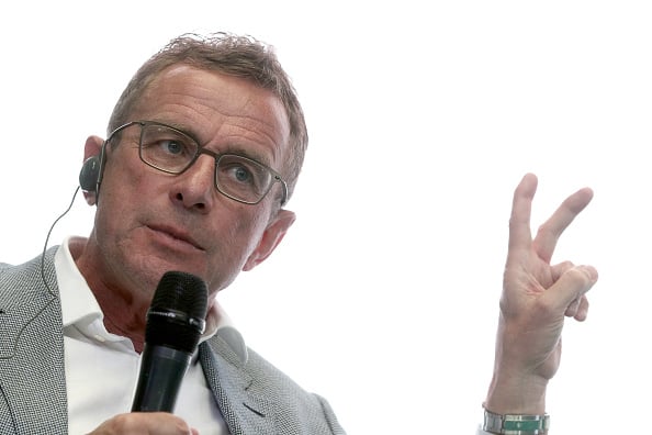 Photo: Ralf Rangnick pictured at Old Trafford
