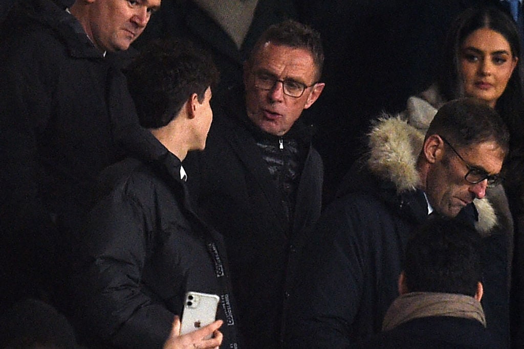 ralf rangnick picture old trafford