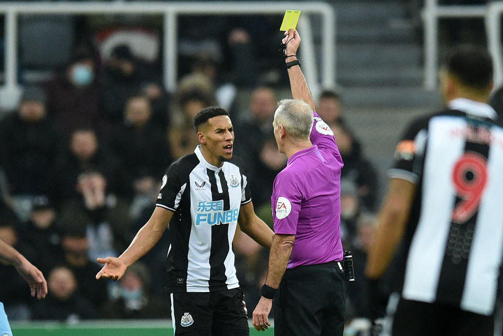 Newcastle midfielder Isaac Hayden suspended for Manchester United clash