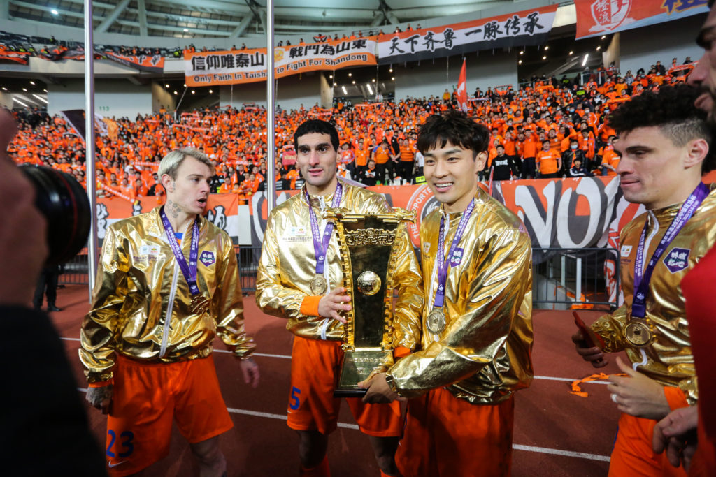 2020 CFA Cup Final - Jiangsu Suning v Shandong Luneng Taishan