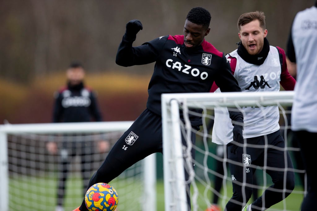 Aston Villa Training and Press conference