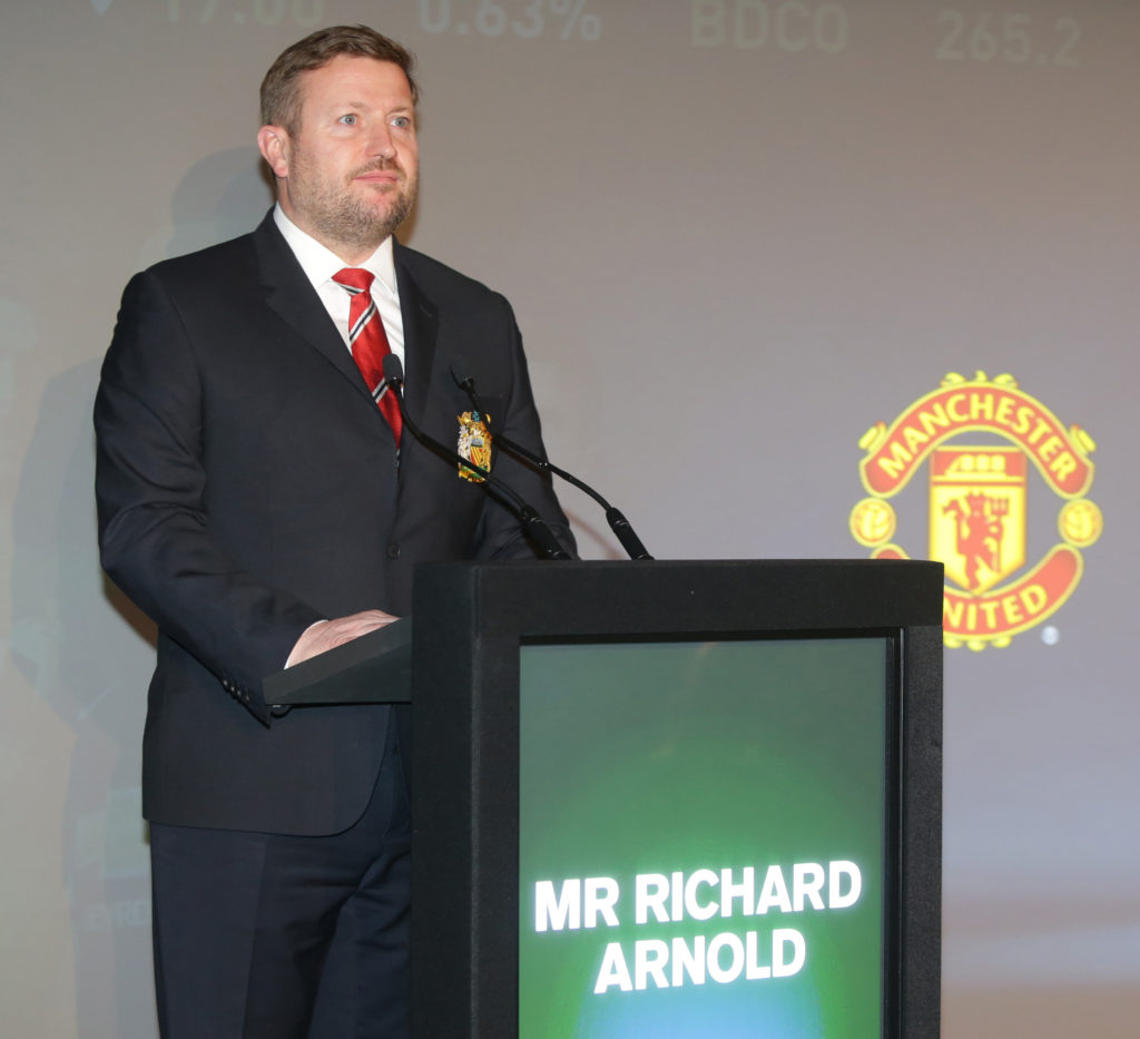 Group Managing Director of Manchester United Richard Arnold