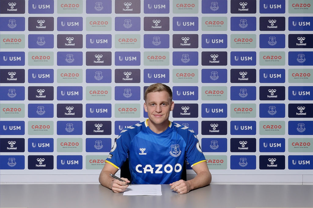 Everton Unveil New Loan Signing Donny van de Beek