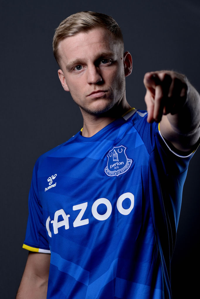 Everton Unveil New Loan Signing Donny van de Beek