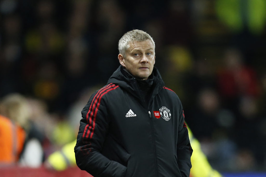Ole Gunnar Solskjaer in tracksuit