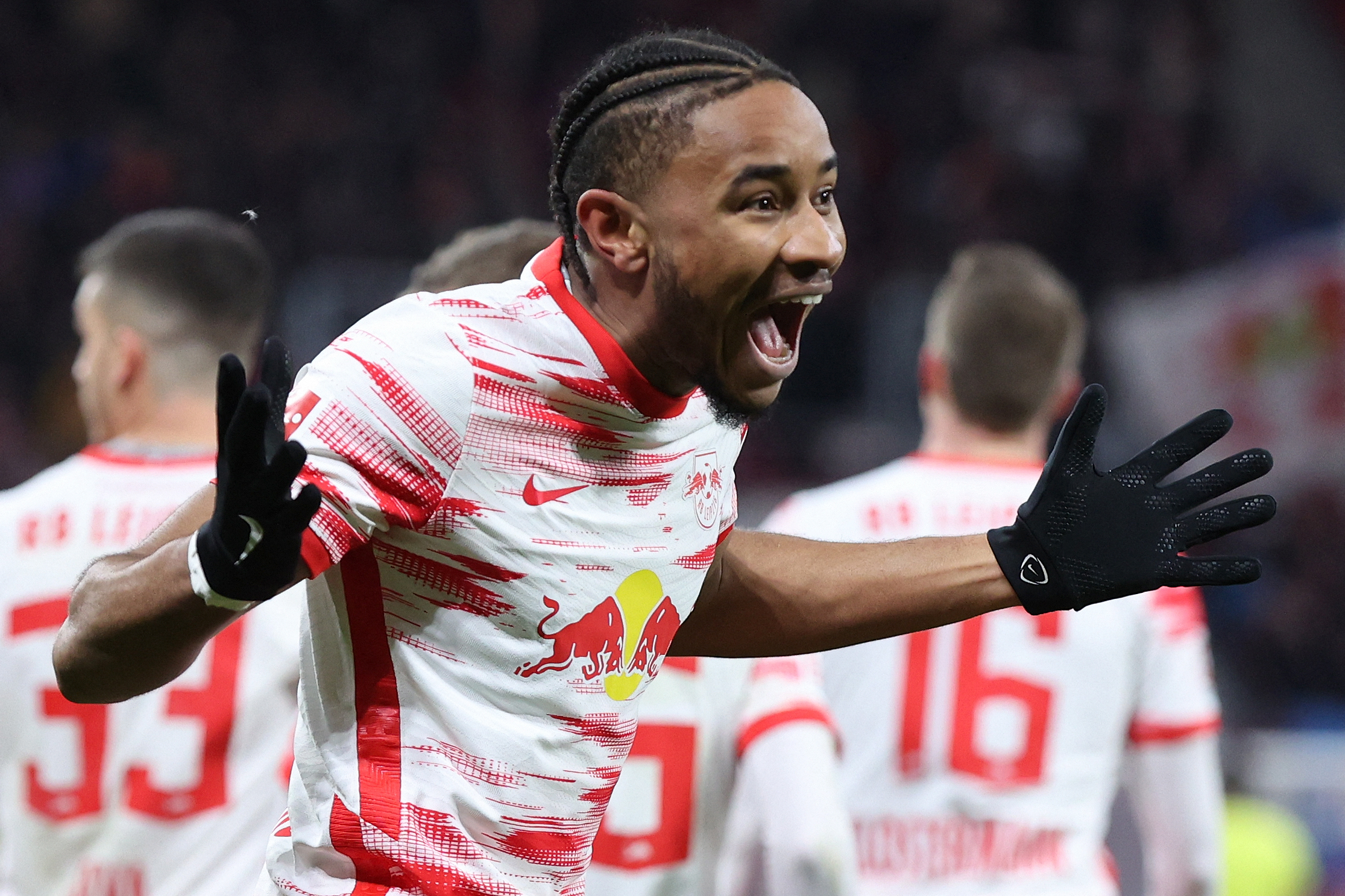 Manchester United target Christian Nkunku signs new RB Leipzig deal with £51m release clause from 2023