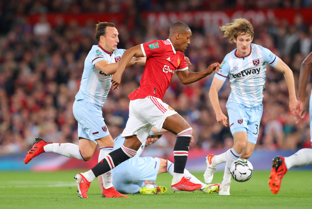 Manchester United v West Ham United - Carabao Cup Third Round