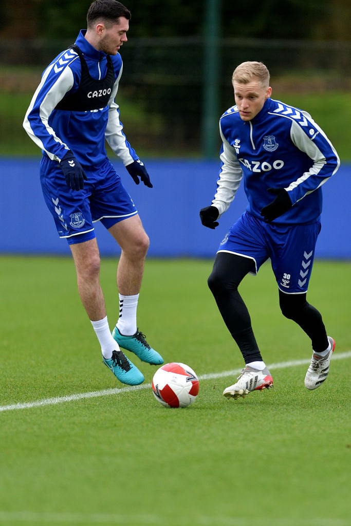 Everton Training Session