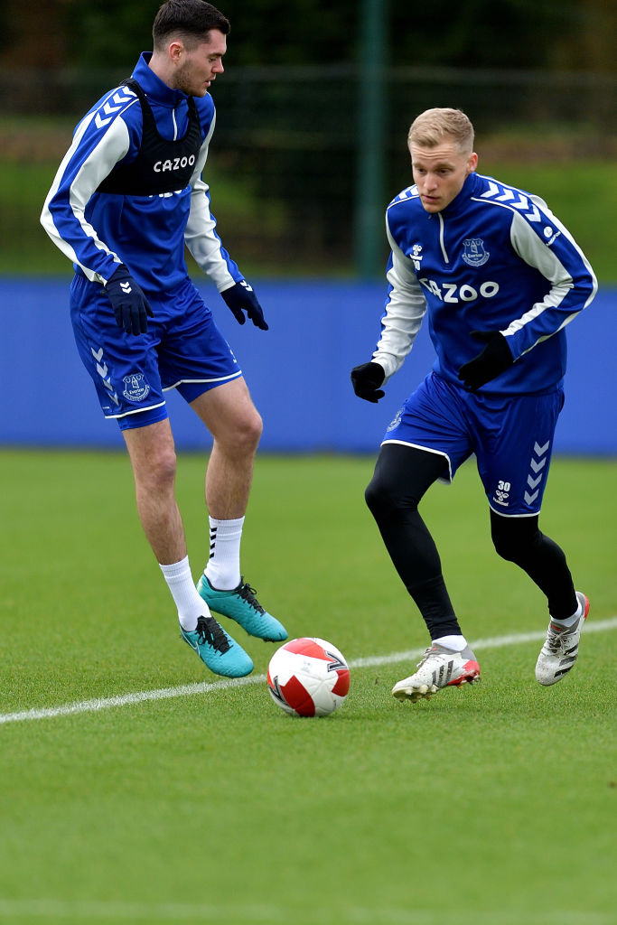 Everton Training Session