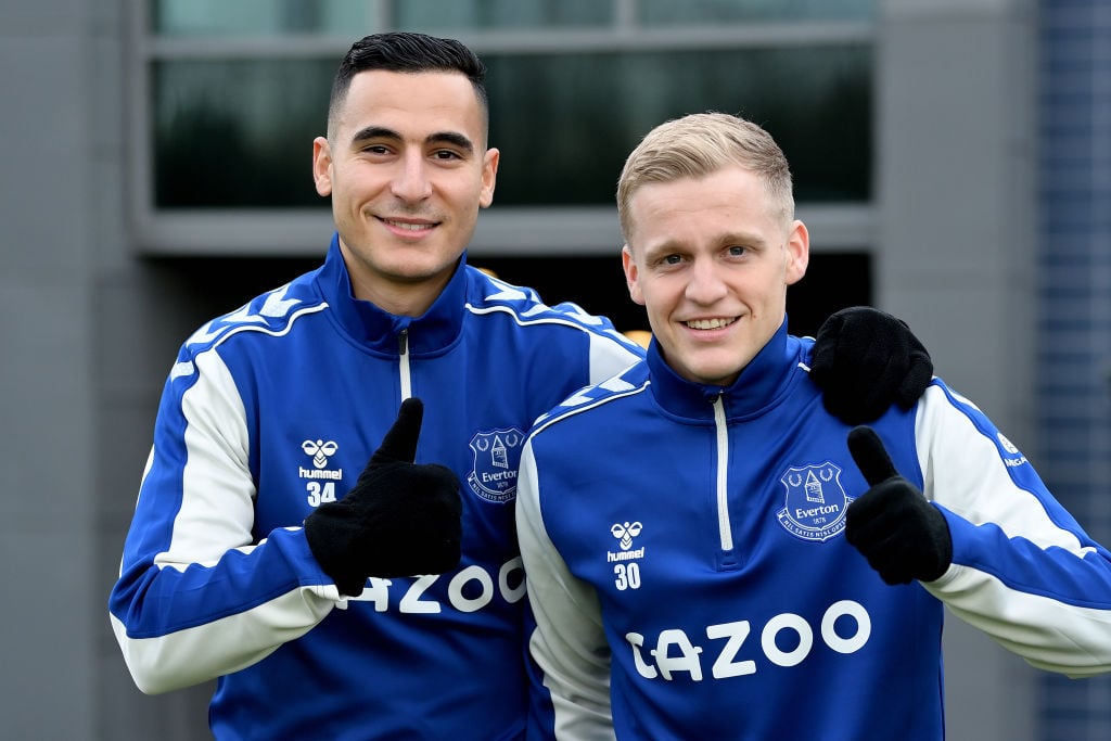 Everton Training Session