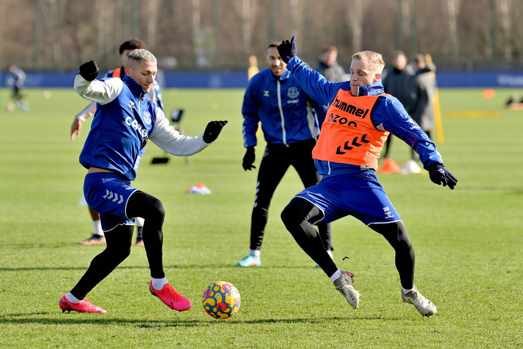 Everton Training Session