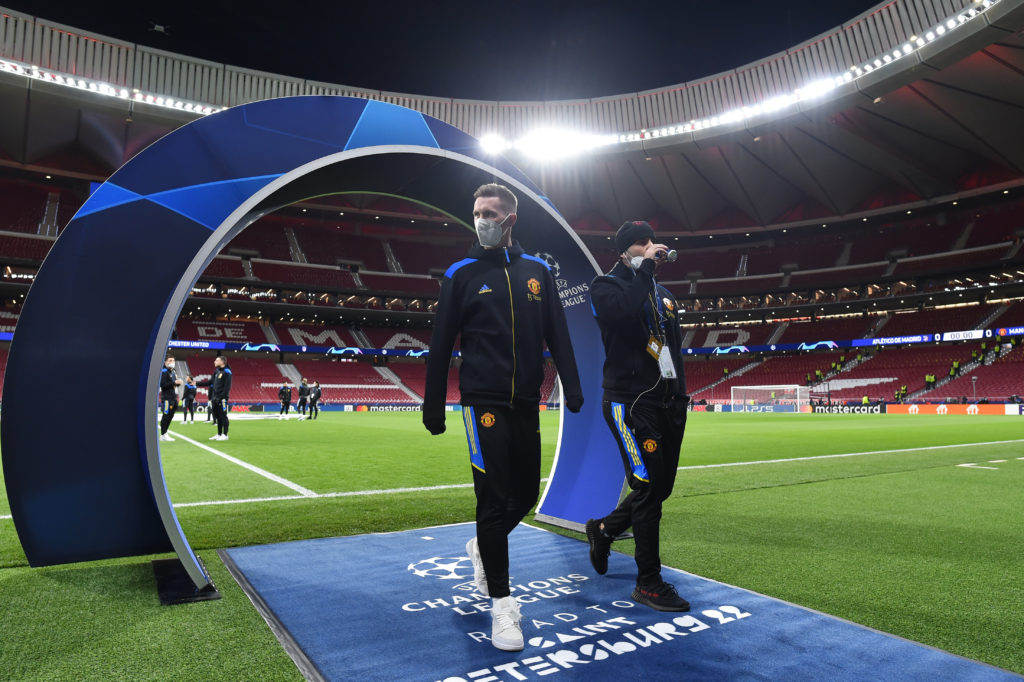 Atletico Madrid v Manchester United: Round Of Sixteen Leg One - UEFA Champions League