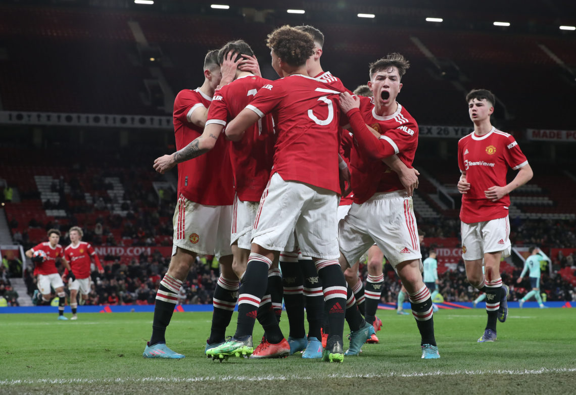 FA Youth Cup: Manchester United beat Leicester City 2-1 to reach semi-finals