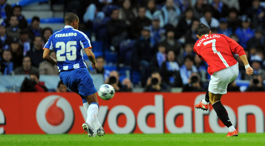 Manchester United's Portugese midfielder