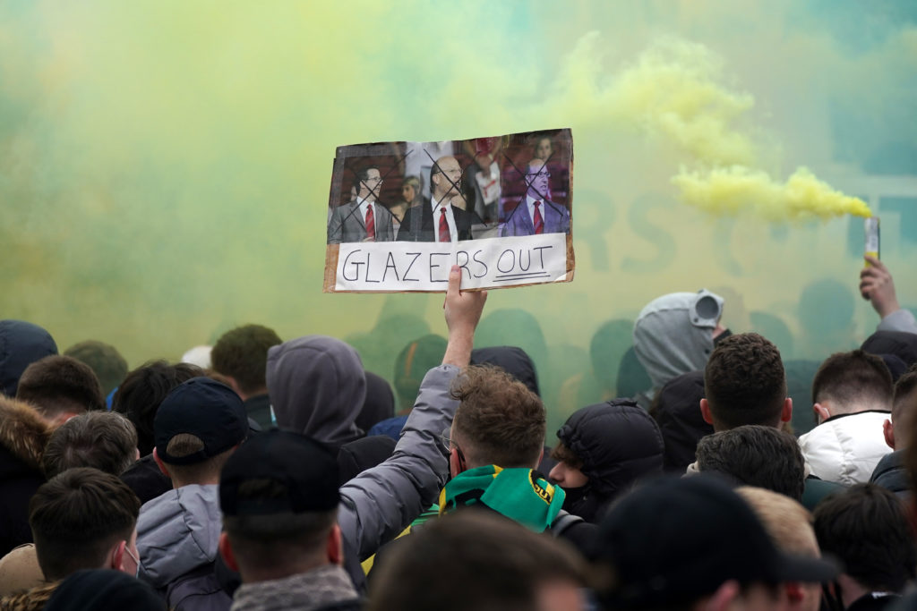 Manchester United Fans Protest Against Glazer Family Ownership