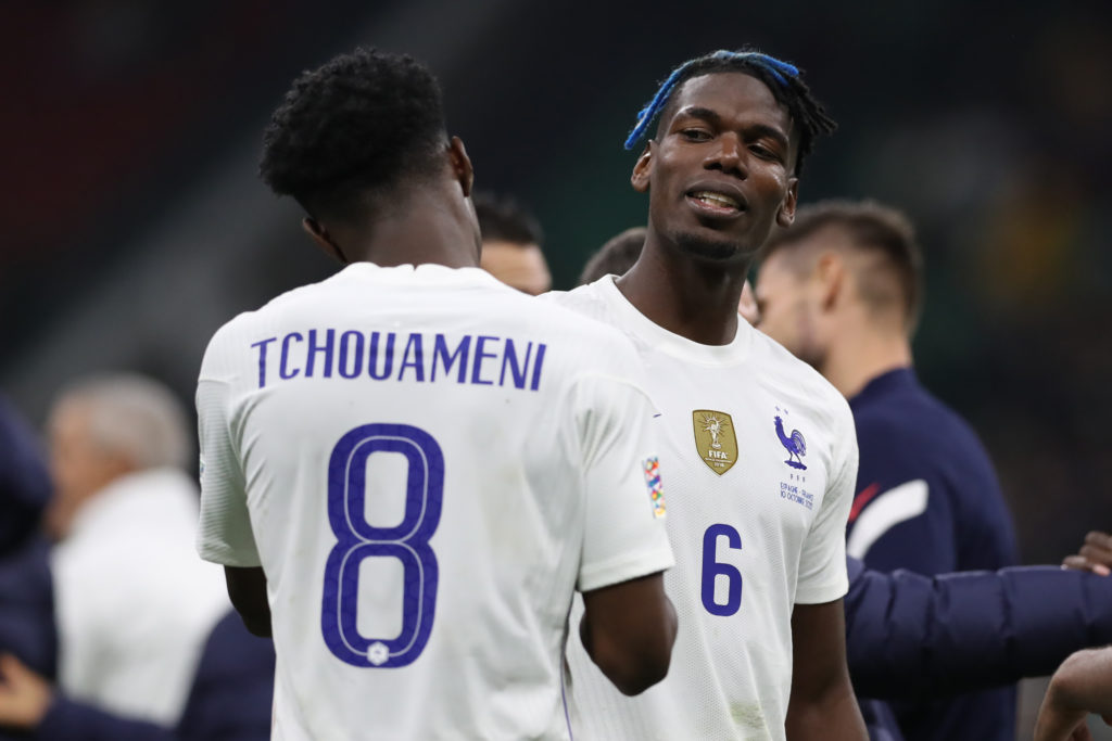 Aurelien Tchouameni talks up France teammate Paul Pogba