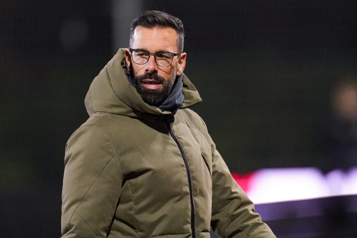 coach Ruud van Nistelrooy of PSV Eindhoven U23 during the Dutch Keukenkampioendivisie match between PSV U23 and SBV Excelsior at the PSV Campus De ...