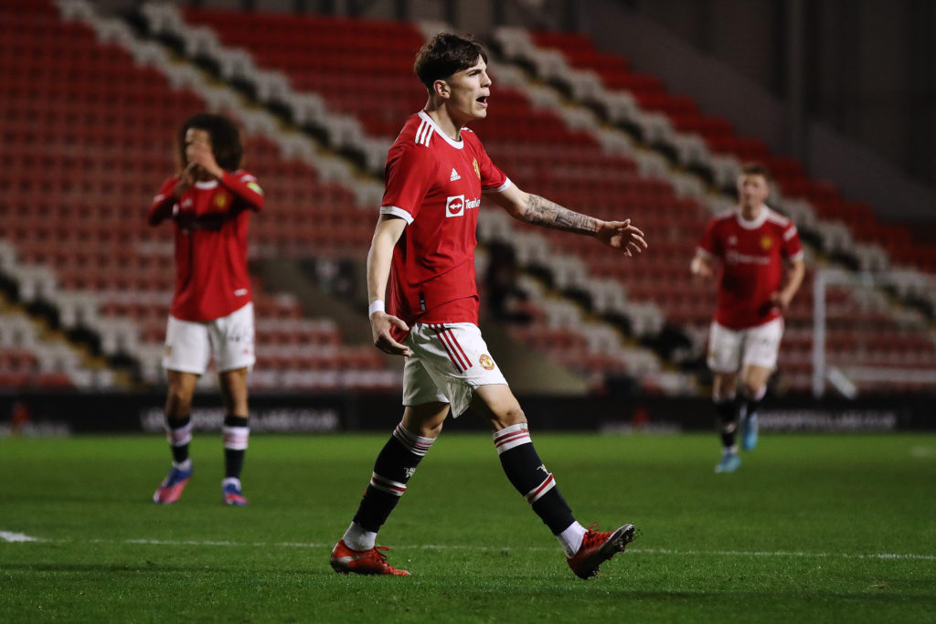 Manchester United v Borussia Dortmund: Round Of Sixteen - UEFA Youth League