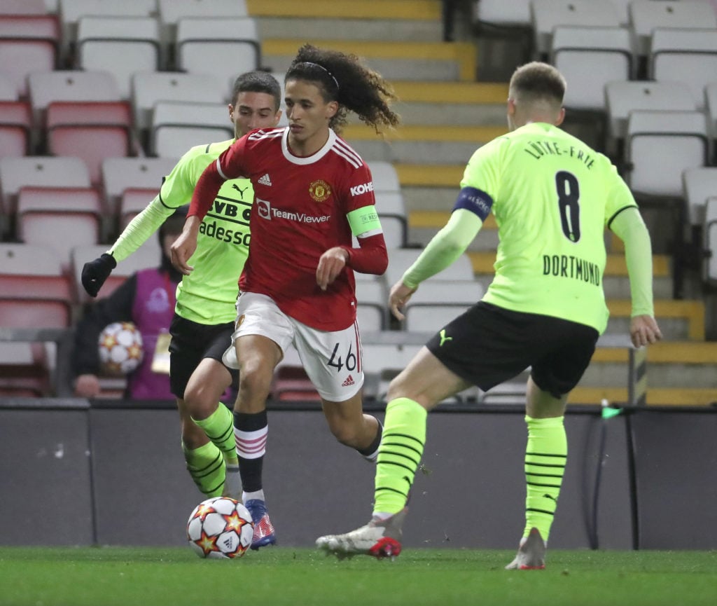 Manchester United v Borussia Dortmund: Round Of Sixteen - UEFA Youth League