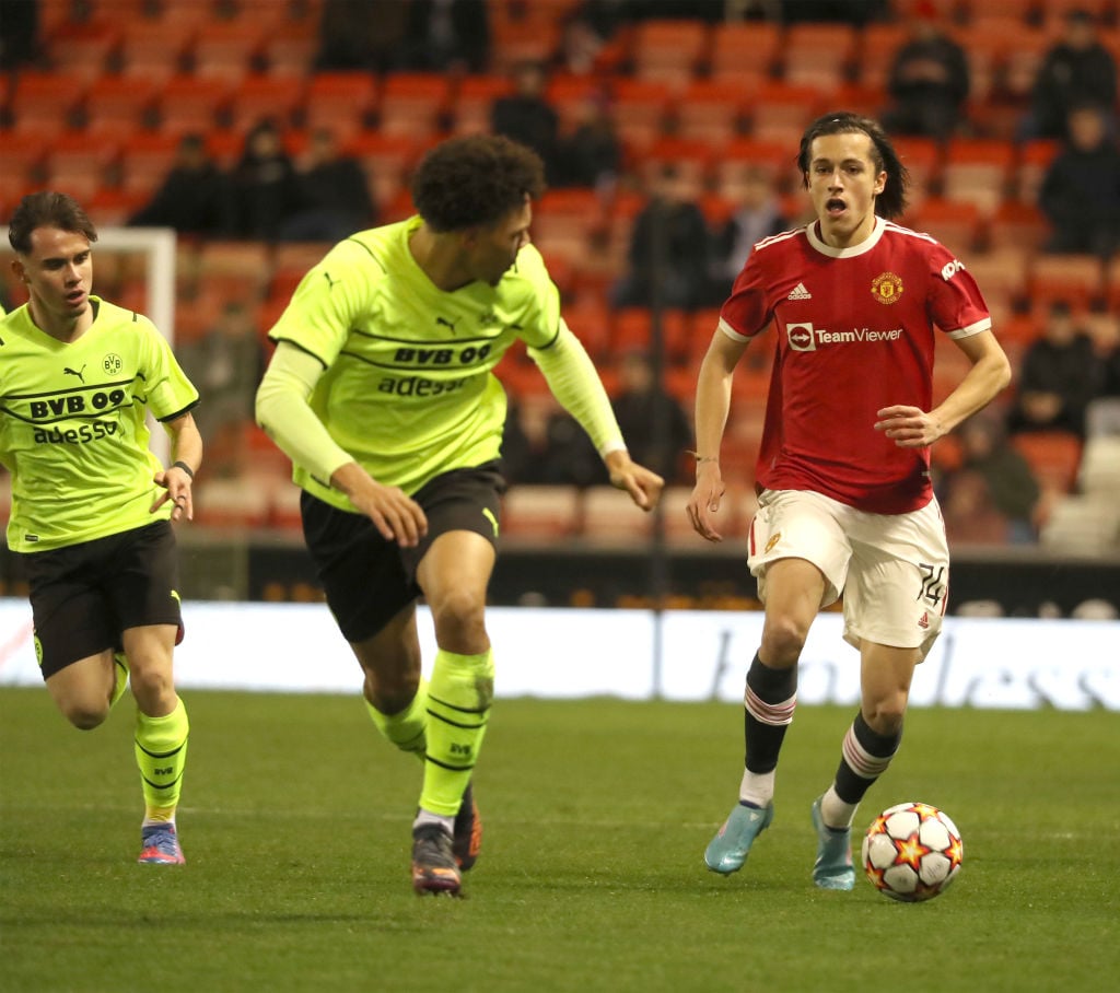 Manchester United v Borussia Dortmund: Round Of Sixteen - UEFA Youth League