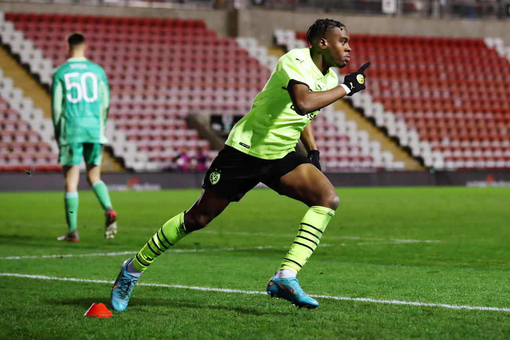Manchester United v Borussia Dortmund: Round Of Sixteen - UEFA Youth League