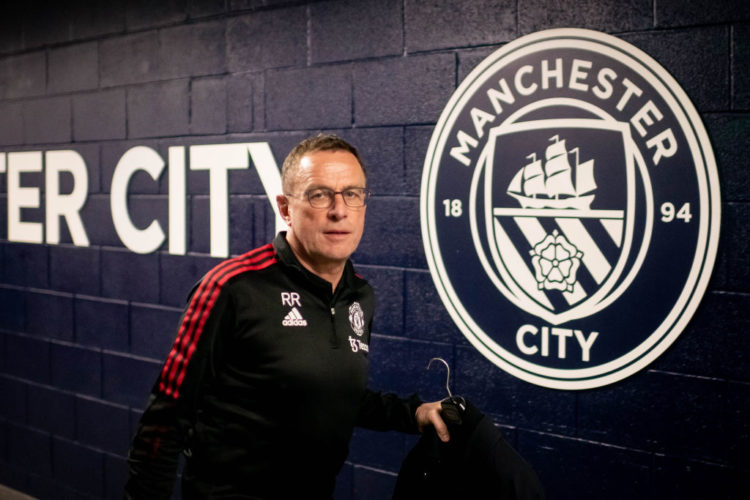Rangnick explains his Manchester United team selection against City
