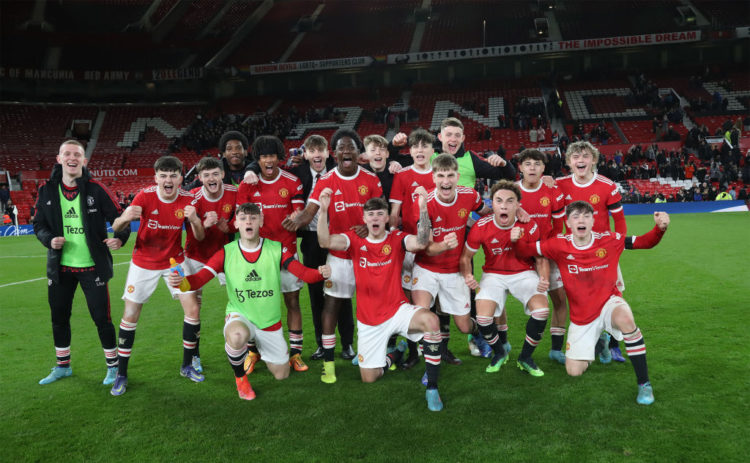 Gary Neville congratulates Manchester United youngsters after reaching Youth Cup final