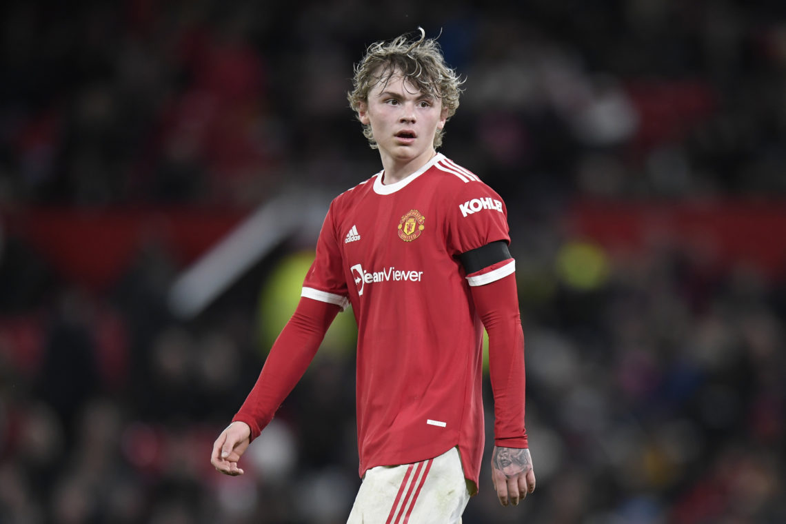 Isak Hansen-Aaroen says he has trained with Manchester United's first team