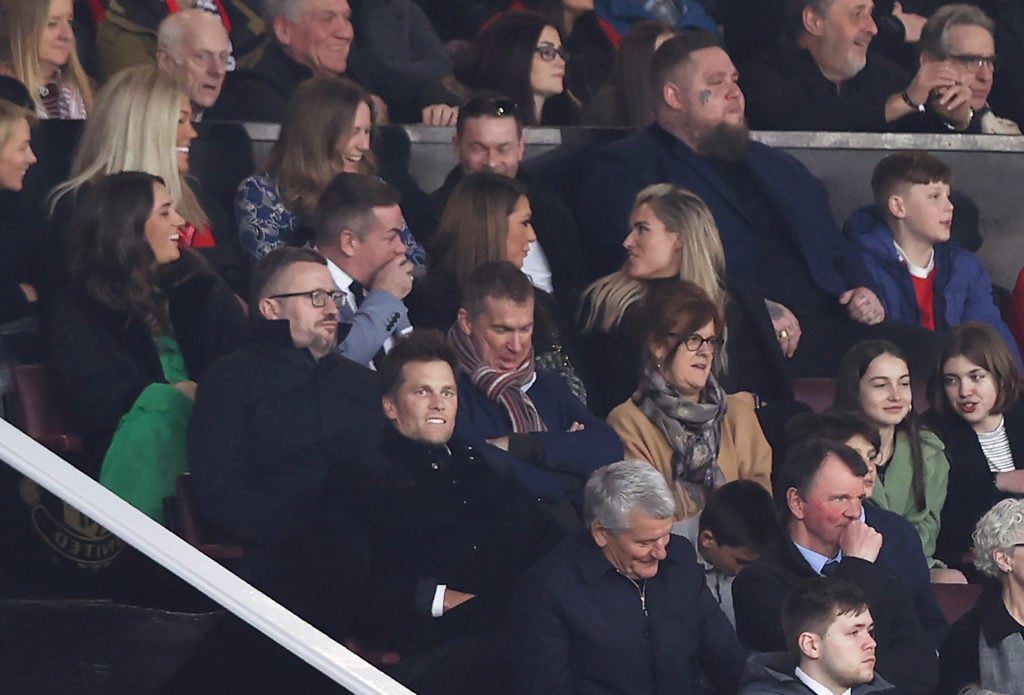 Cristiano Ronaldo and Tom Brady meet on Old Trafford pitch after