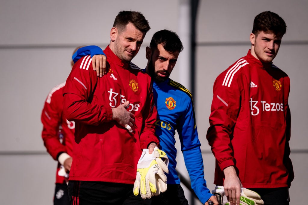 Manchester United Training Session And Press Conference