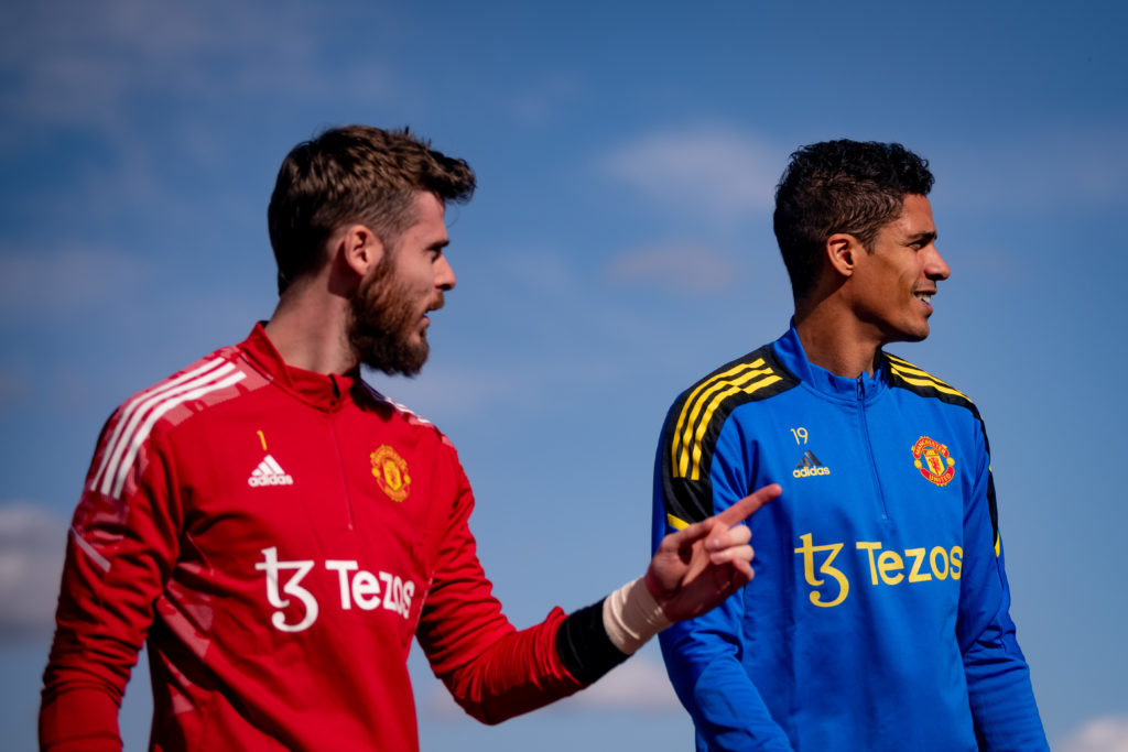Manchester United Training Session And Press Conference