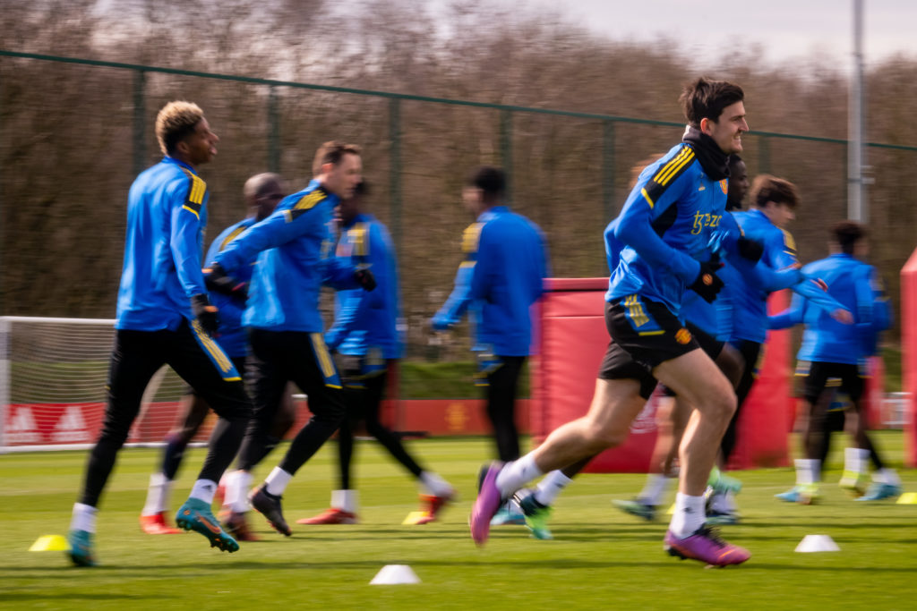 Manchester United Training Session And Press Conference