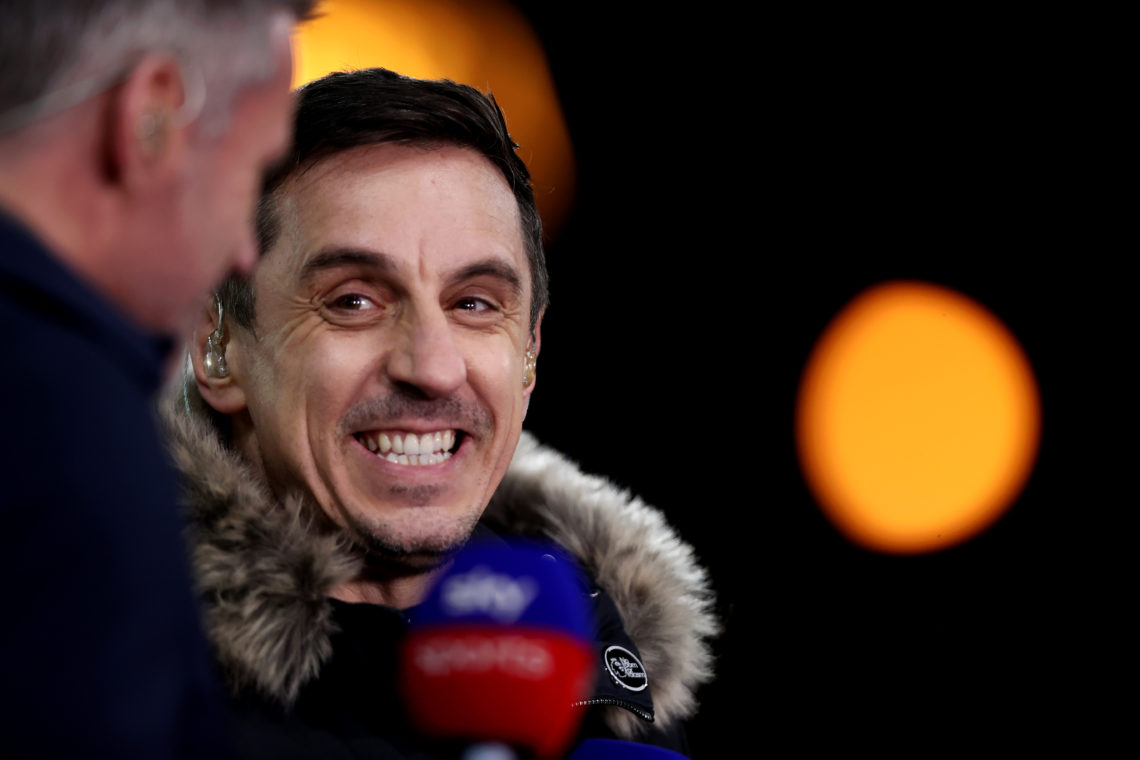 Gary Neville mocks Liverpool after missing out on Premier League title