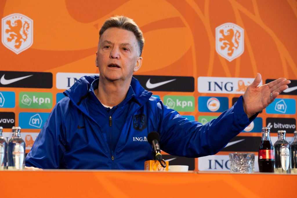 Louis van Gaal just couldn't resist taking a swipe at Manchester United
