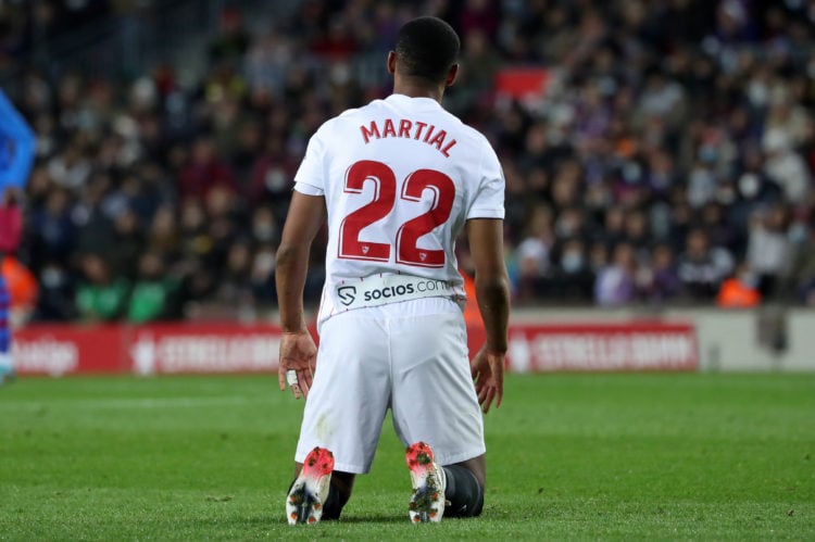 Anthony Martial's fall from grace continues with interview giving up on Sevilla future