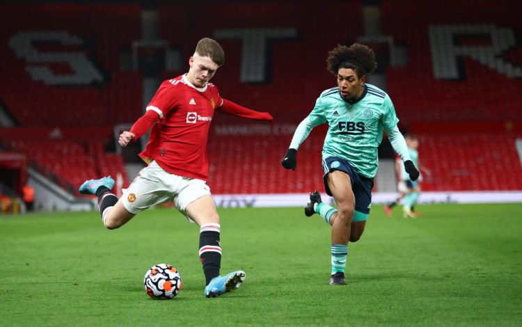 Sam Mather reaches 20 goals and assists combined for Manchester United's academy in 2021/22