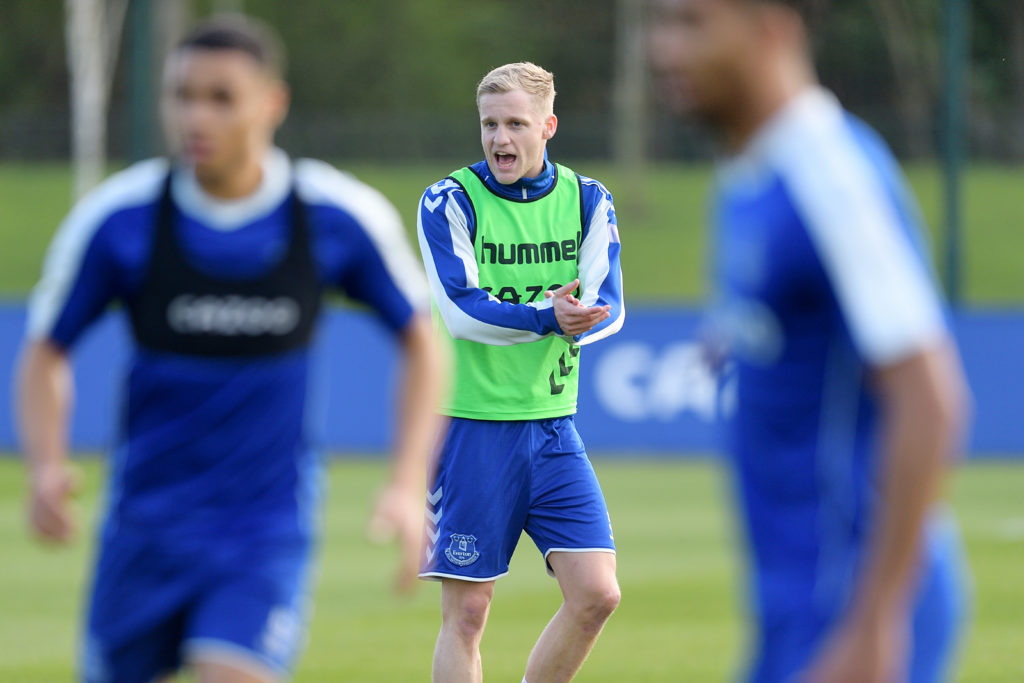 Everton Training Session
