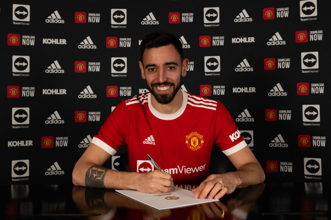 Manchester United confirm Bruno Fernandes has signed a new contract