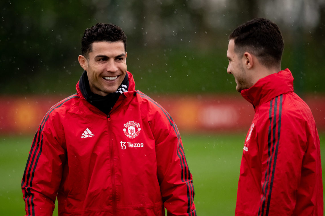 Alejandro Garnacho and Hannibal join Cristiano Ronaldo and co in Manchester United first team training