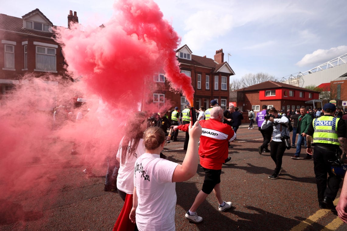 The best images and videos from Glazers Out protests before Norwich clash