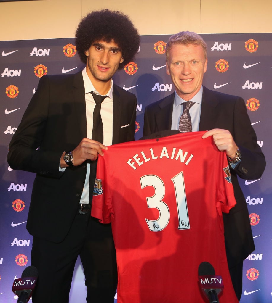 Manchester United Unveil New Signing Marouane Fellaini