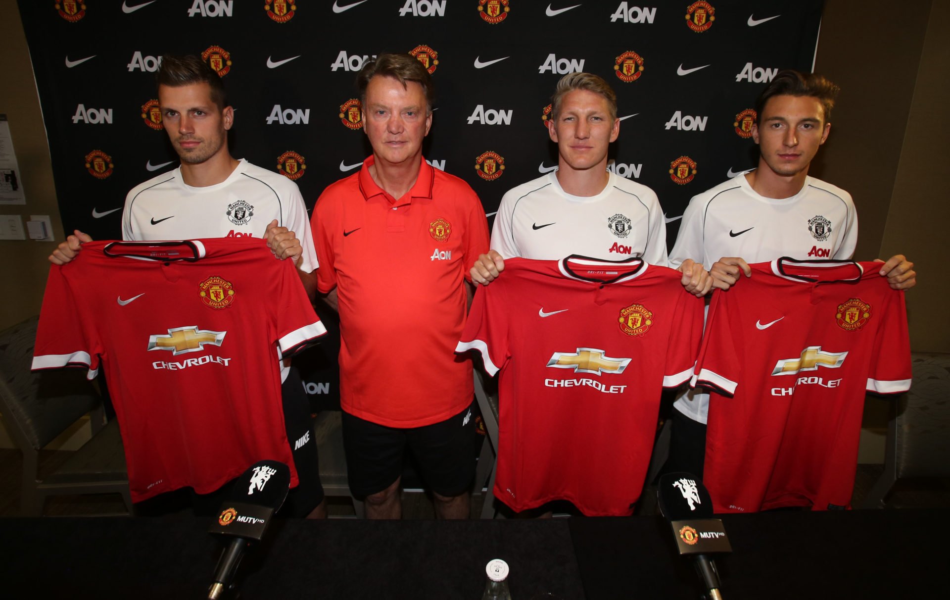 Manchester United Press Conference to Welcome Bastian Schweinsteiger and Morgan Schneiderlin