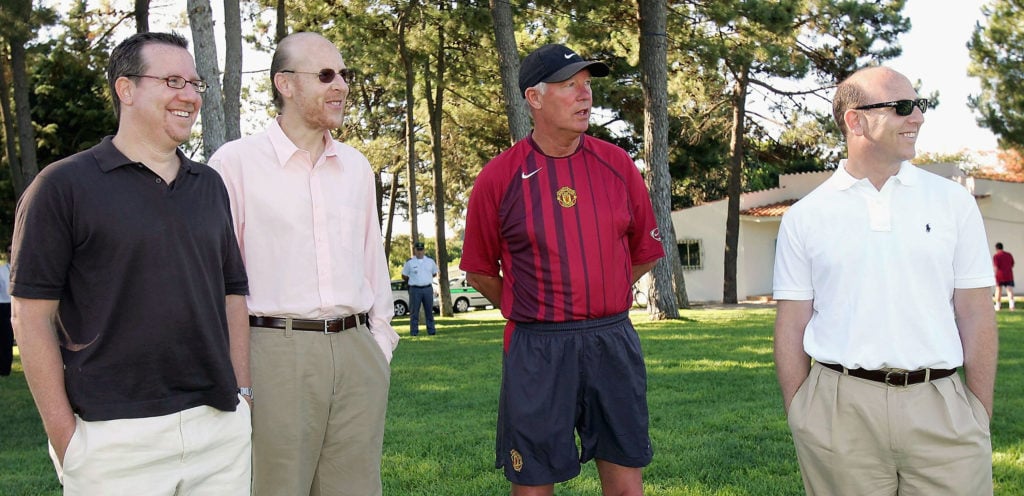 Glazers Attend Manchester United Training Session