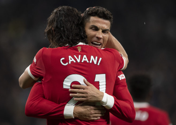 Edinson Cavani names Cristiano Ronaldo as Manchester United player of the season