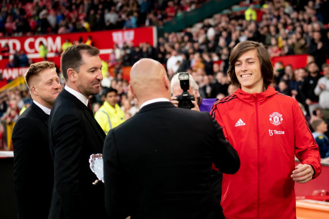Alvaro Fernandez honoured to be selected as Manchester United under-23 player of the year