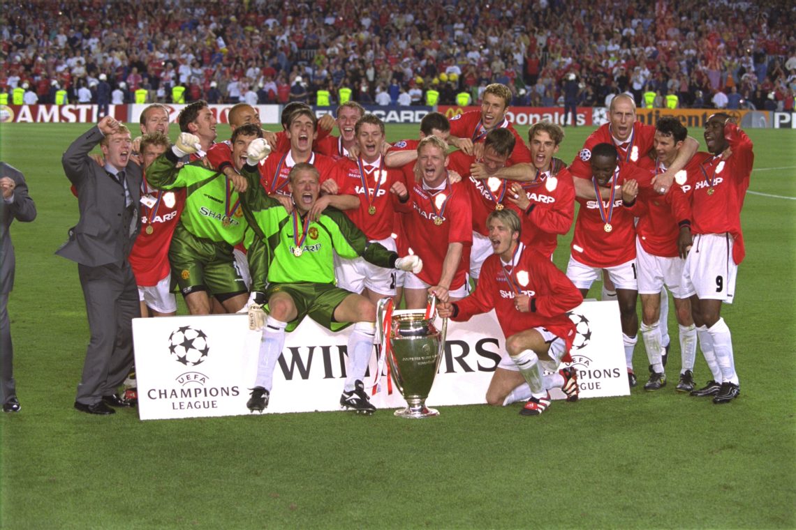 Amazing unseen footage emerges of Manchester United's 1999 Treble win